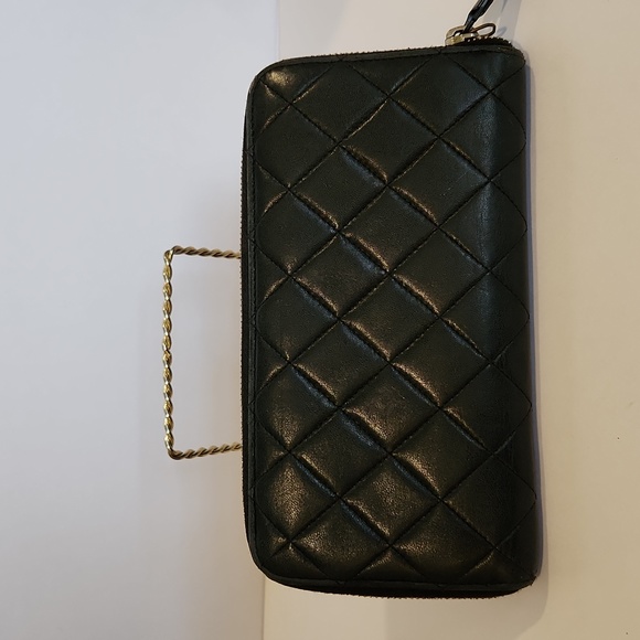 Chanel Lambskin Quilted Zip Long Wallet - Picture 5 of 13